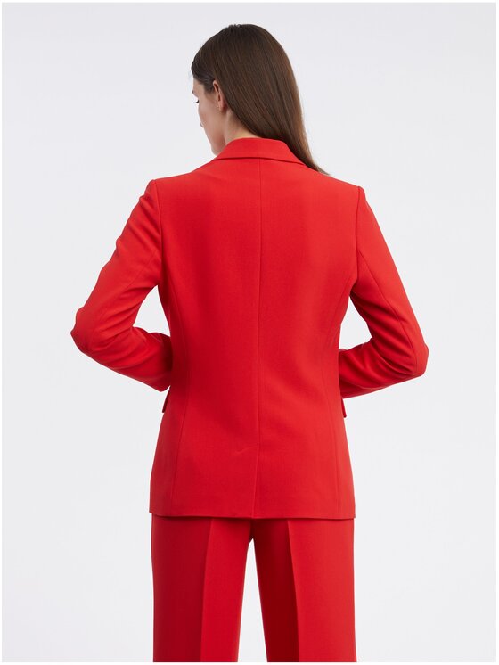 Orsay Orsay Marynarka 499019318000__34 Czerwony Regular Fit