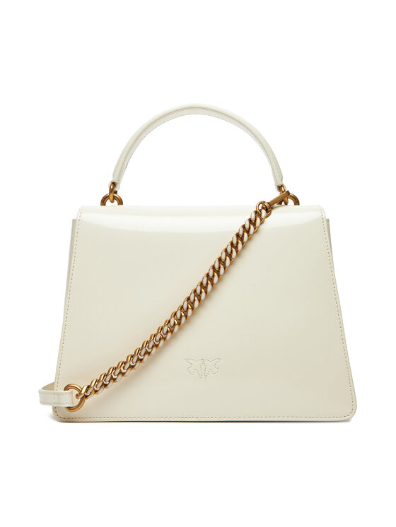 PINKO PINKO Rankinė Love One Top Handle Classic Light PE 25 PLTT 100066 A1UV Balta