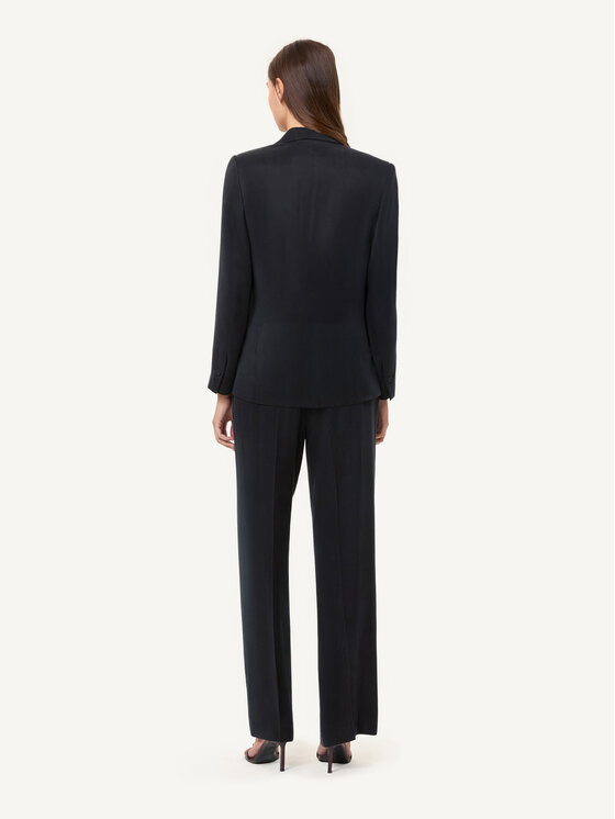 KMX KMX Spodnie materiałowe 808310007 Czarny Straight Fit