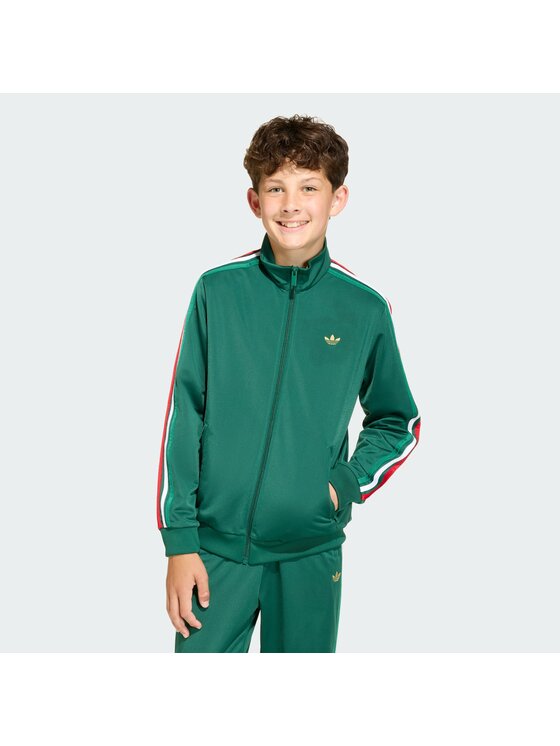 adidas adidas Світшот Firebird KC7051 Зелений Loose Fit