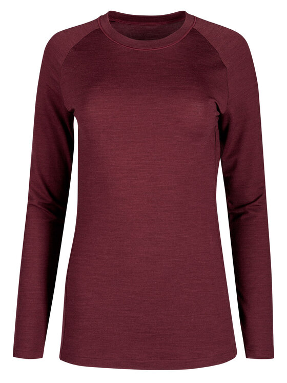 Huber Huber Tričko 016484 Bordová Slim Fit