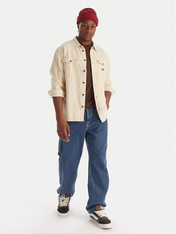 Billabong Billabong Marškiniai Del Mar Flannel EBYWT03018 Smėlio Regular Fit