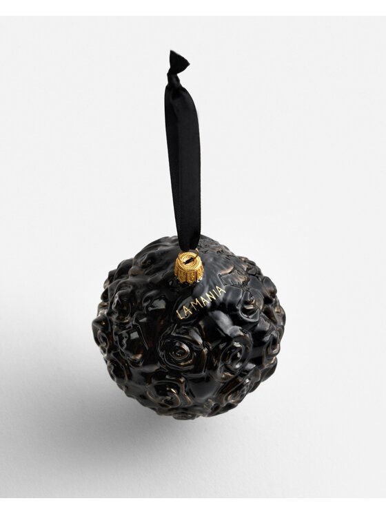 La Mania La Mania Bombka Rose Black III Czarny