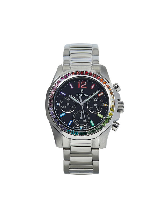 Festina Pulkstenis Boyfriend Chronograph 20606/3 Sudraba