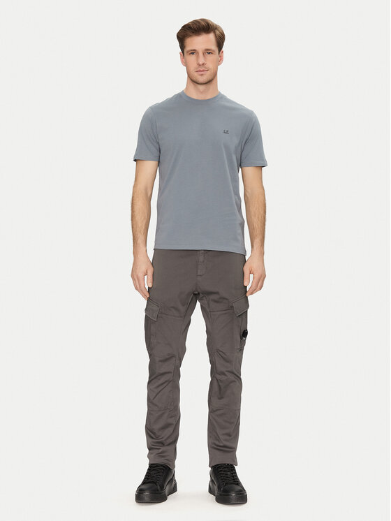 C.P. Company C.P. Company Тишърт 18CMTS030A005100W Сив Regular Fit