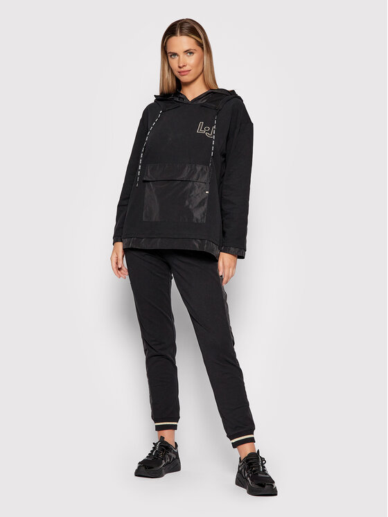 Liu Jo Sport Liu Jo Sport Μπλούζα TF1067 F0843 Μαύρο Regular Fit