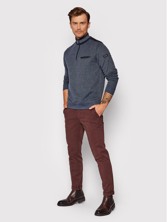 Felpa 8550 85061 Blu scuro Regular Fit