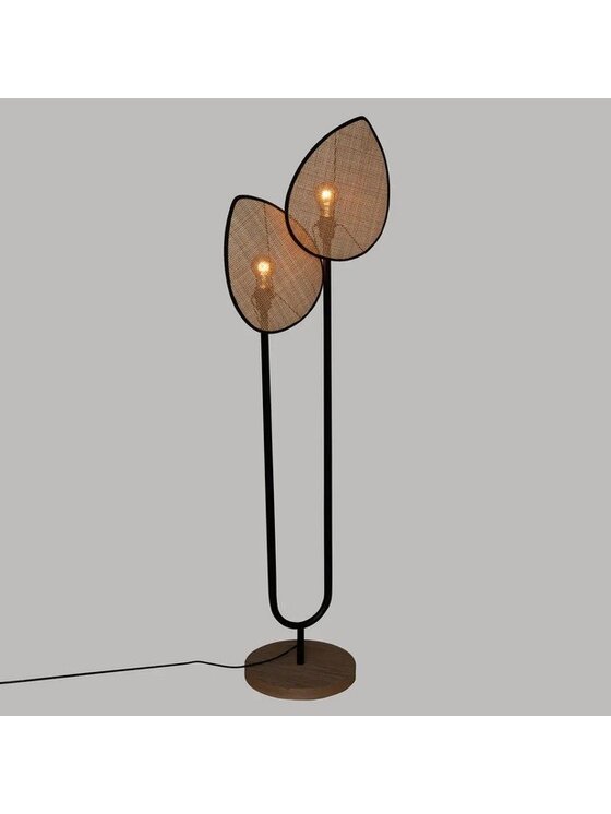 MIAhome MIAhome Lampa podłogowa CEREALE 143 cm Czarny