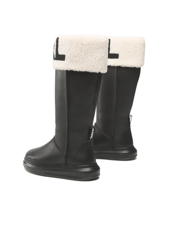 KARL LAGERFELD KARL LAGERFELD Zimske čizme KL44580 Crna