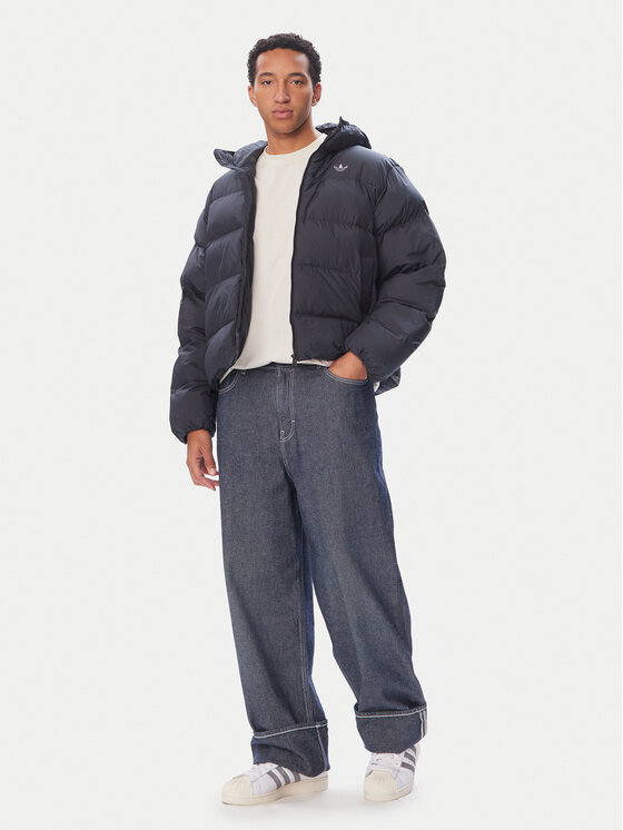 adidas adidas Ziemas jaka Hooded Regen KS4143 Pelēks Regular Fit