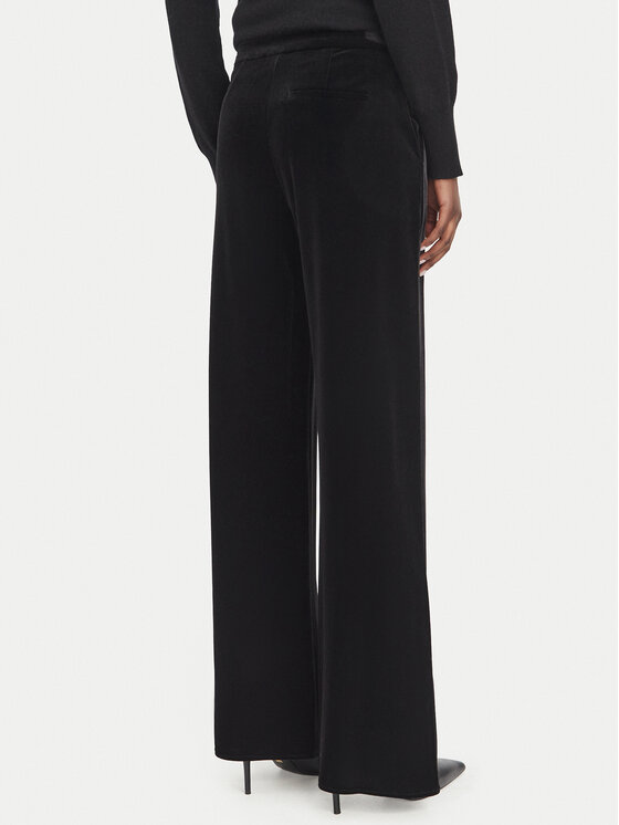 Marella Marella Spodnie materiałowe Lcinto 2623786022 Czarny Wide Leg