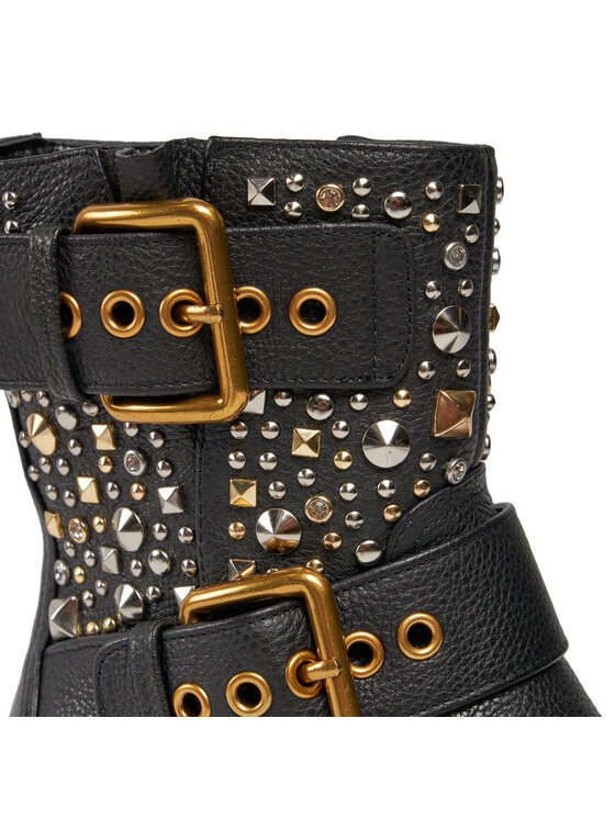 Kurt Geiger Kurt Geiger Polokozačky 225-Hackney Biker Boot 546505109 Černá