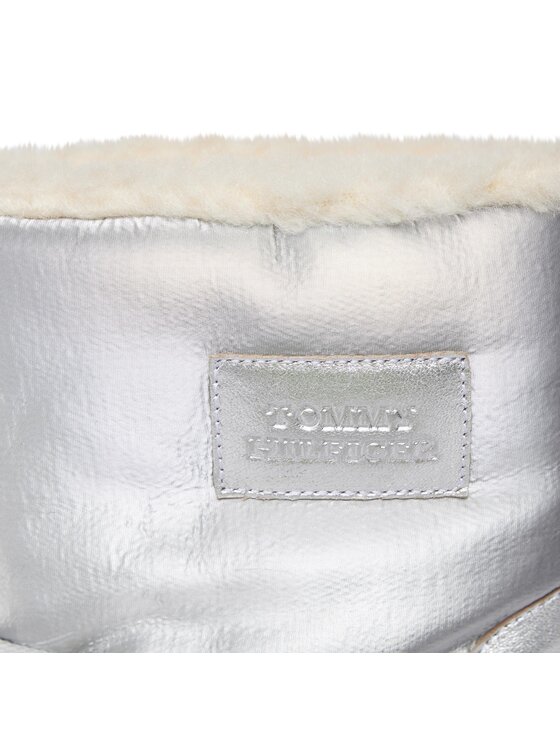 Tommy Hilfiger Tommy Hilfiger Schneeschuhe Tommy Essential Silver Snowboot FW0FW07506 Grau