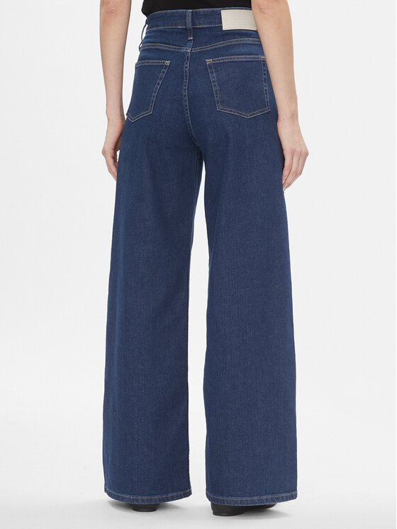 Calvin Klein Calvin Klein Джинси High Rise Wide - Mid Blue K20K206304 Cиній Relaxed Fit