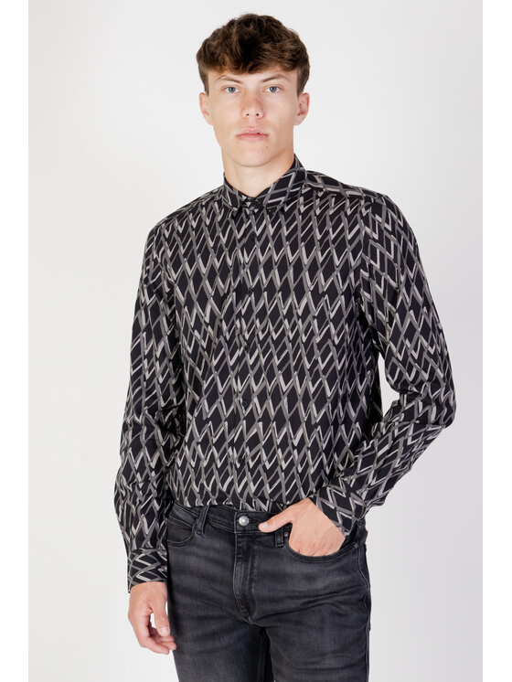 Antony Morato Antony Morato Πουκάμισο LIVERPOOL Μαύρο Long Fit