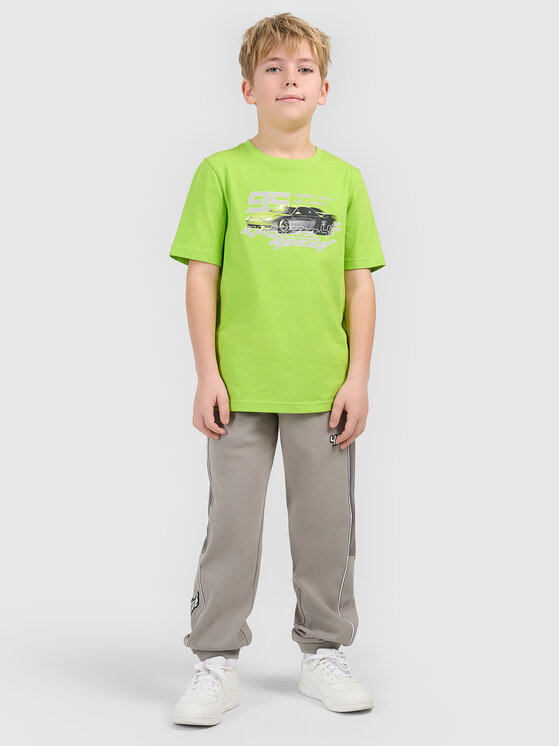 4F 4F Spodnie dresowe ESPORTS RACING Szary Regular Fit