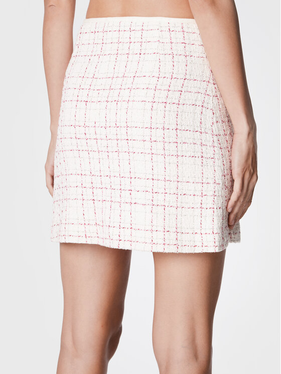 Morgan Morgan Φούστα σε γραμμή Α 222-JPYLA.F Λευκό Regular Fit