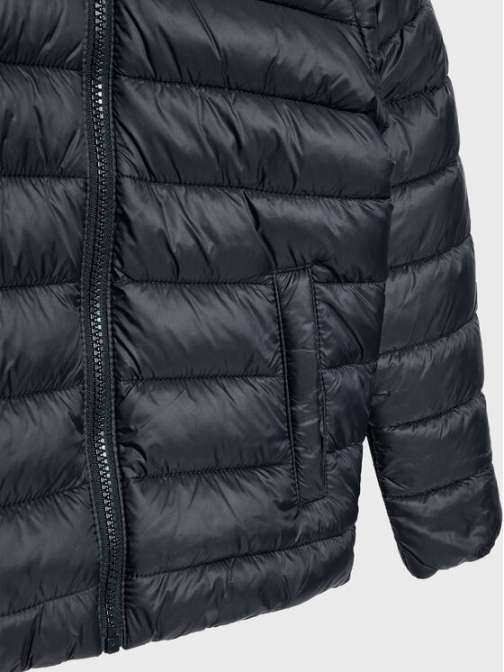 4F 4F Übergangsjacke HJZ22-JKUDP001 Schwarz Regular Fit