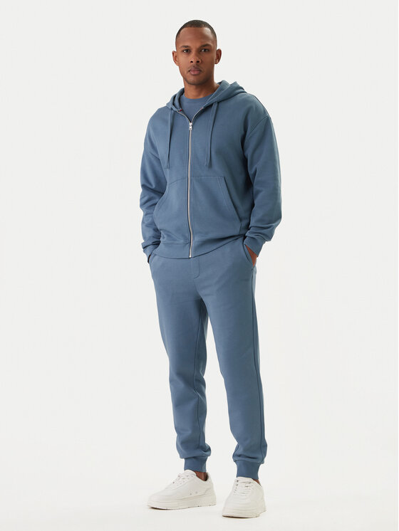 HUGO HUGO Світшот Dapozip 50548651 Голубий Relaxed Fit