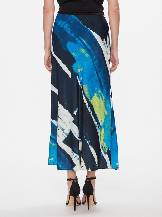 DKNY DKNY Midi sukňa P3JNVV04 Farebná Regular Fit