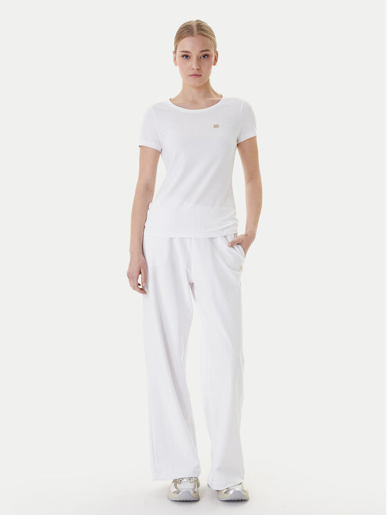 EA7 Emporio Armani EA7 Emporio Armani Majica 7W001045 AF10373 U0002 Bela Slim Fit