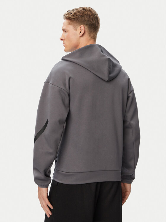 adidas adidas Μπλούζα Z.N.E. Full Zip KX7689 Γκρι Regular Fit