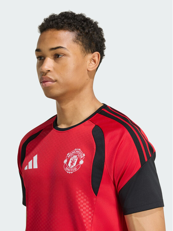 adidas adidas Koszulka techniczna 169153 Czerwony Slim Fit