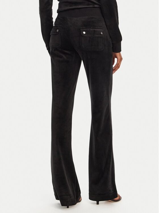 Juicy Couture Juicy Couture Spodnji del trenirke Layla JCBBJ125806 Črna Regular Fit