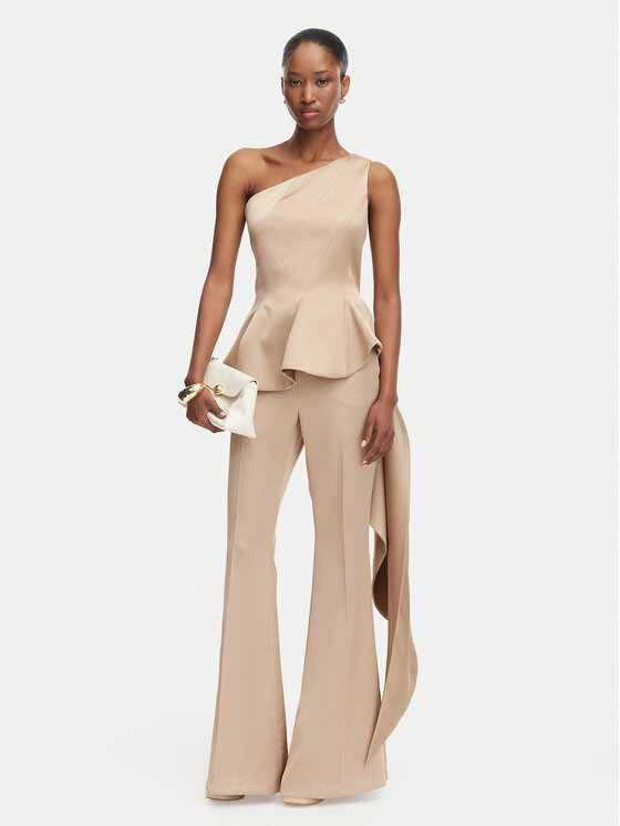 Babylon Babylon Hlače S00555 Bež Regular Fit