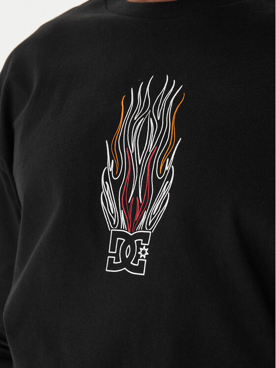 DC Shoes DC Shoes Majica z dolgimi rokavi Burn Out HLS EDYZT04355 Črna Regular Fit