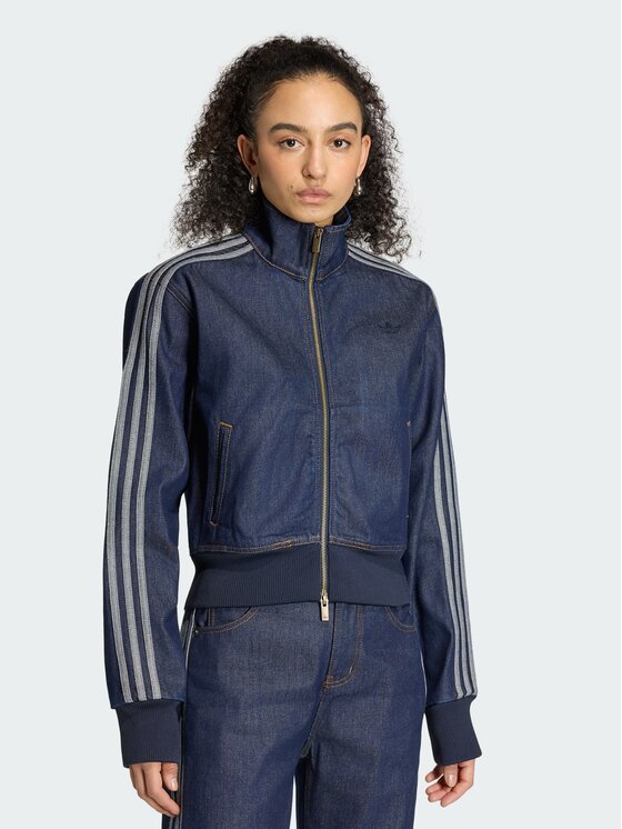 adidas adidas Kurtka jeansowa 169364 Niebieski jasny Regular Fit
