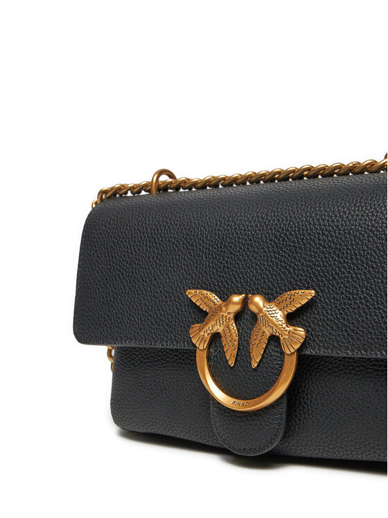 PINKO PINKO Handtasche Love One Soft Mini AI 24-25 PLTT 104528 A29Q Schwarz
