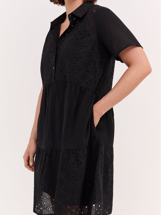Fiorella Rubino Fiorella Rubino Sukienka wieczorowa 7085T001769N0Z3 Czarny A-Line Fit