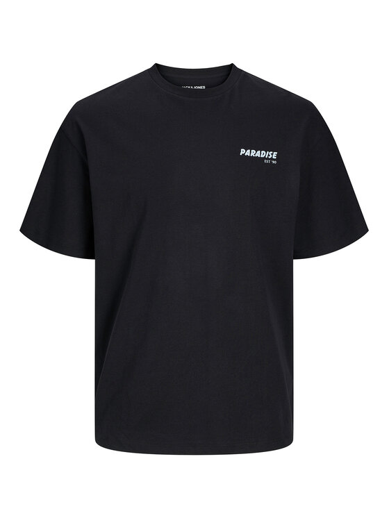 Jack&Jones Jack&Jones Póló Charge 12269384 Fekete Relaxed Fit