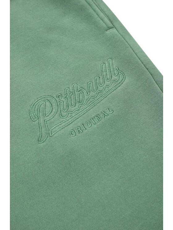 PITBULL PITBULL Spodnie dresowe Washed Manzanita II Zielony Regular Fit
