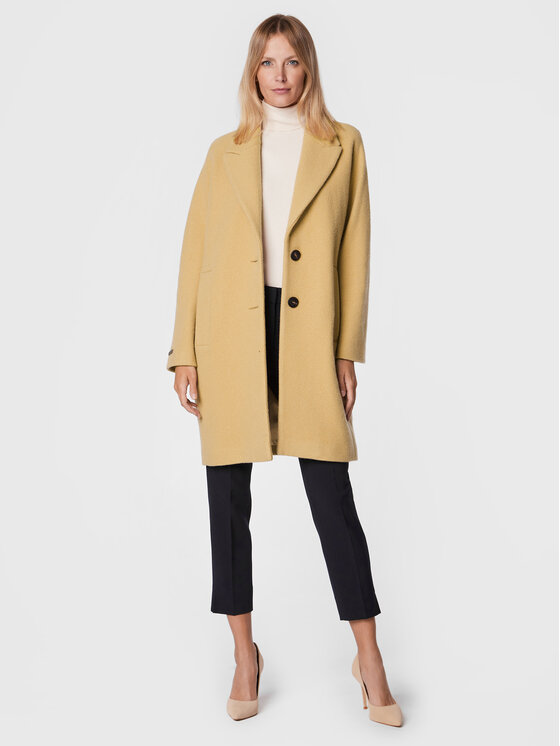 Peserico Peserico Villane mantel S20052 Beež Relaxed Fit
