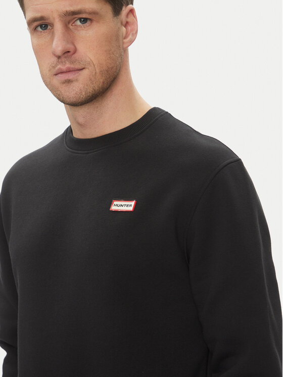 Hunter Hunter Sweatshirt May HARM0058251 Schwarz Relaxed Fit
