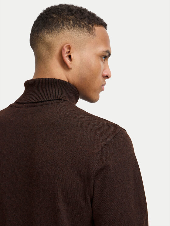 Blend Blend Rollkragenpullover 20717261 Braun Regular Fit