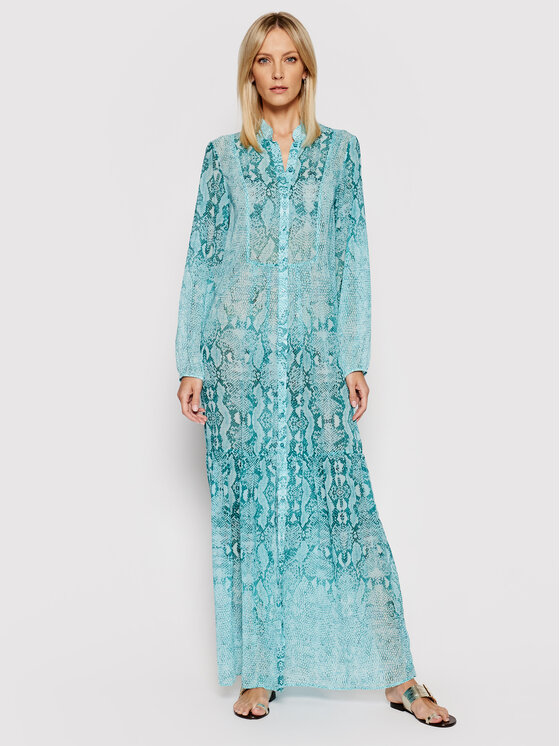 Liu Jo Beachwear Liu Jo Beachwear Paplūdimio suknelė VA1159 T4863 Žalia Relaxed Fit