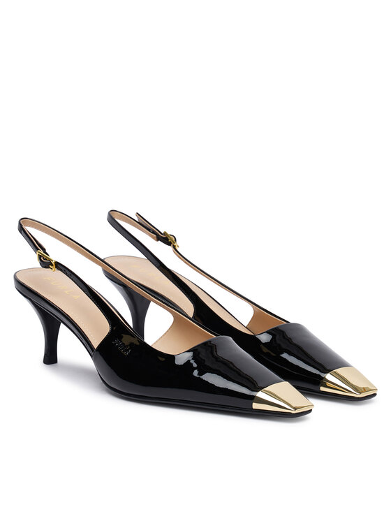 Furla Furla Обувки на ток Metal Slingback YM29FML X70000 CN O6000 Черен