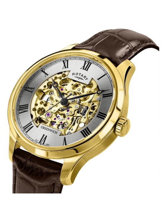 Rotary Rotary Hodinky GS02941/03 Hnedá