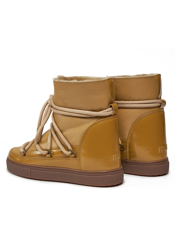 Inuikii Inuikii Μπότες Χιονιού Gloss Wedge 75203-007 Μπεζ
