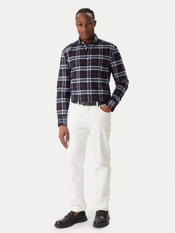 Tommy Hilfiger Tommy Hilfiger Cămașă MW0MW40894 Bleumarin Regular Fit