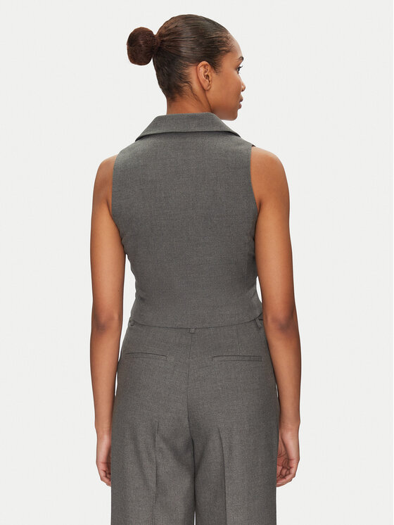 Morgan Morgan Weste 251-CJANA.F Grau Slim Fit