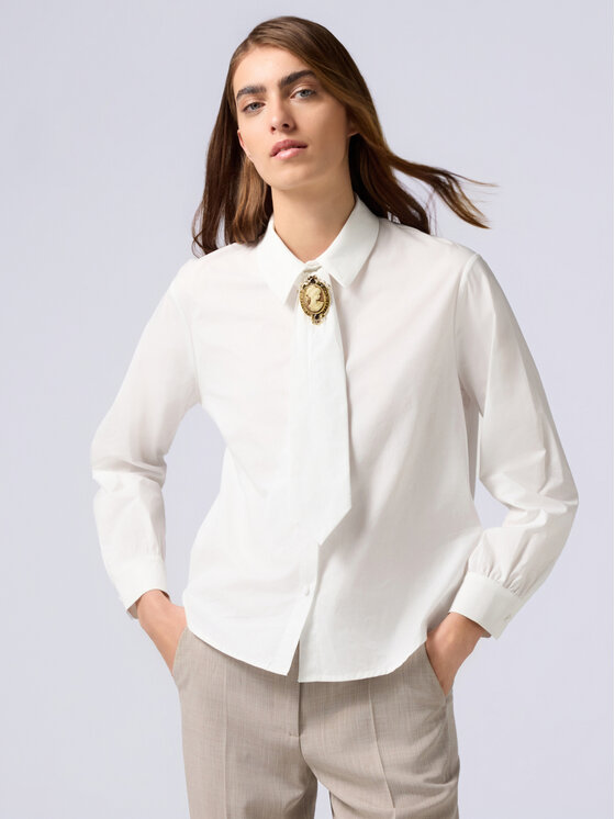 Oltre Oltre Camicia 5128R003038N011 Bianco Regular Fit