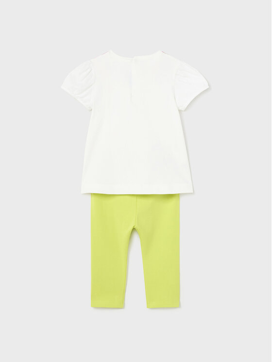 Mayoral Mayoral Komplet t-shirt i legginsy 1777 Kolorowy