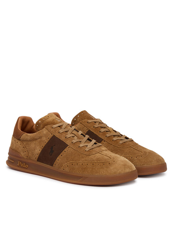 Polo Ralph Lauren Polo Ralph Lauren Sneakersy Hrt Aera Bro 809P15728001 Brązowy jasny