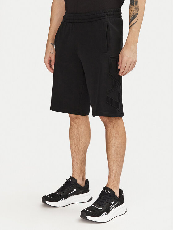 EA7 Emporio Armani EA7 Emporio Armani Pantaloni scurți sport 7M000153 AF10432 UC001 Negru Regular Fit