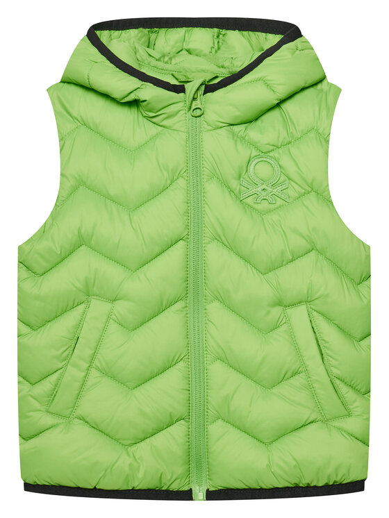 United Colors Of Benetton United Colors Of Benetton Gilet 2TWDGJ00G Verde Regular Fit