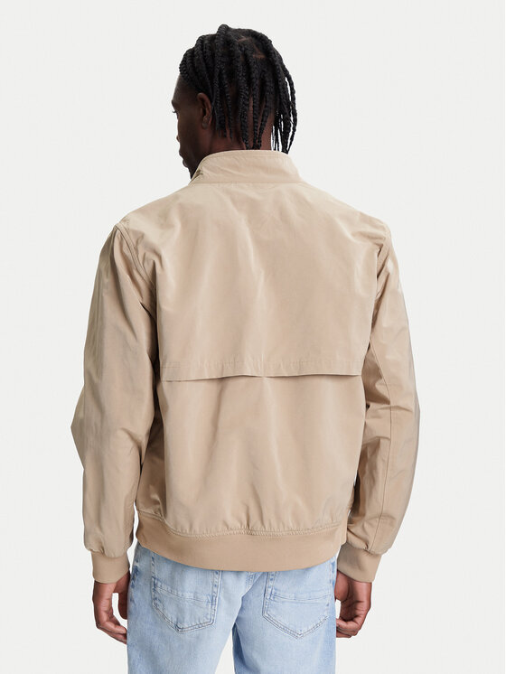 Tommy Hilfiger Tommy Hilfiger Bomber-jakk Harrington MW0MW39637 Beež Regular Fit